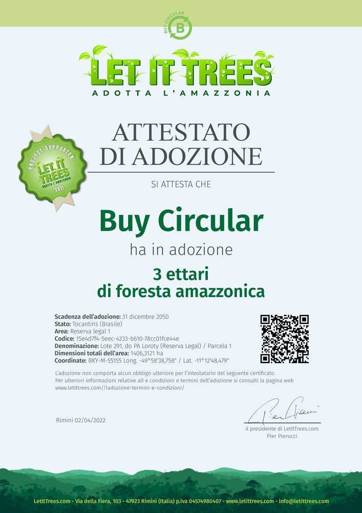 Attestato Let it Trees - Buy Circular
